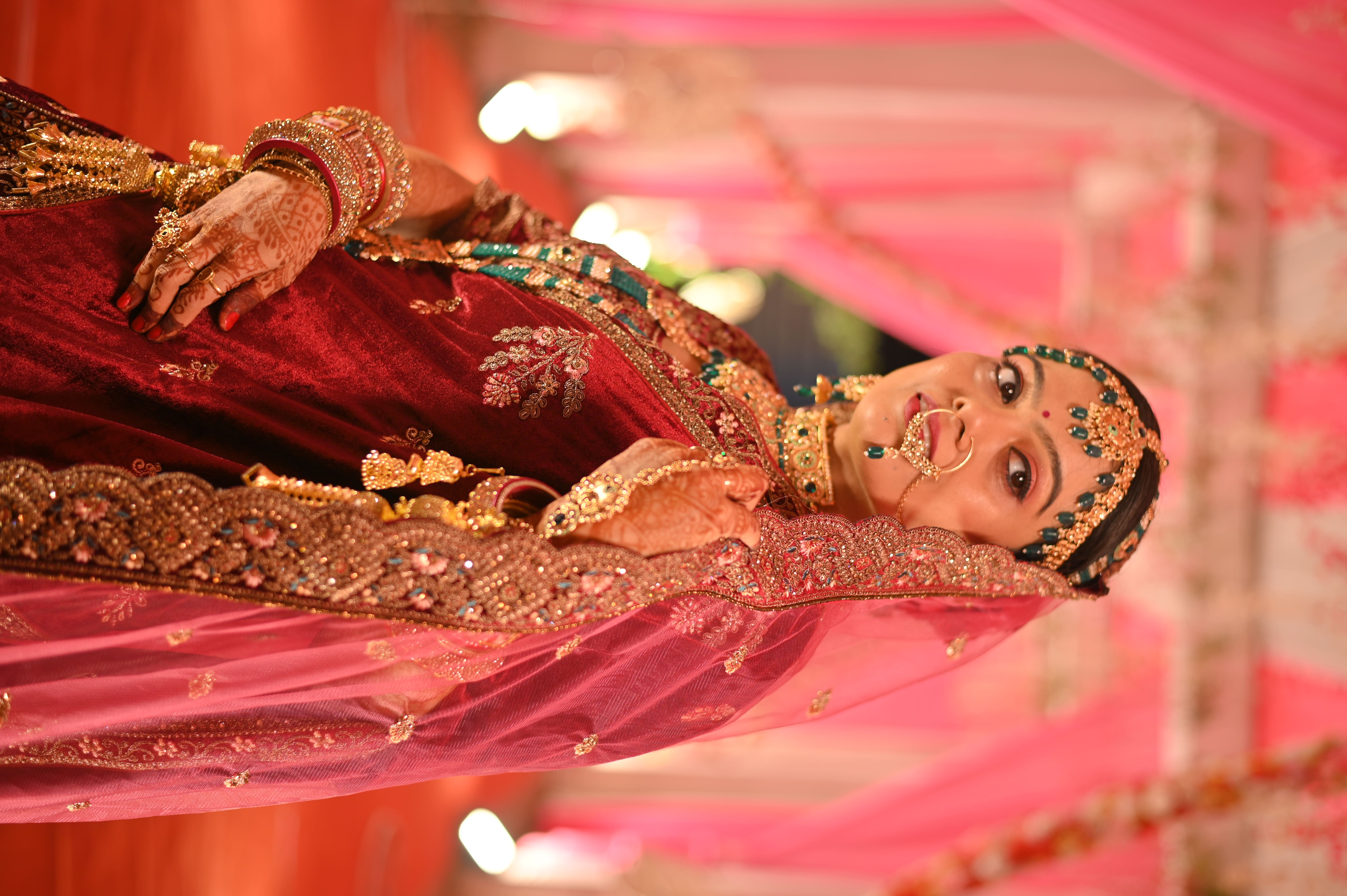 Pink Dupatta Bride